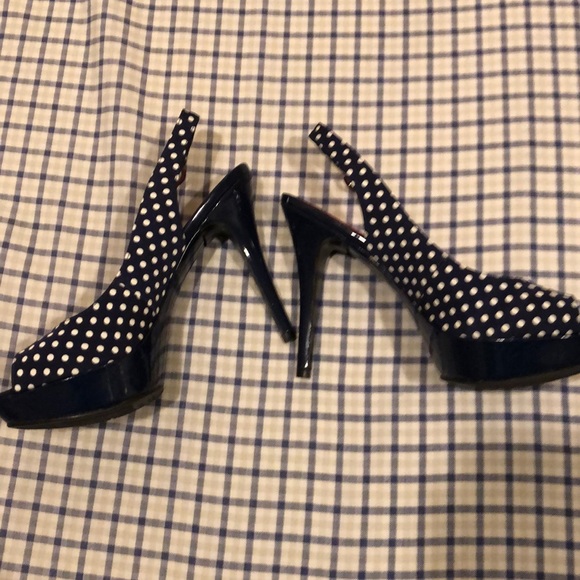 Blue Nine West heels - Picture 5 of 7